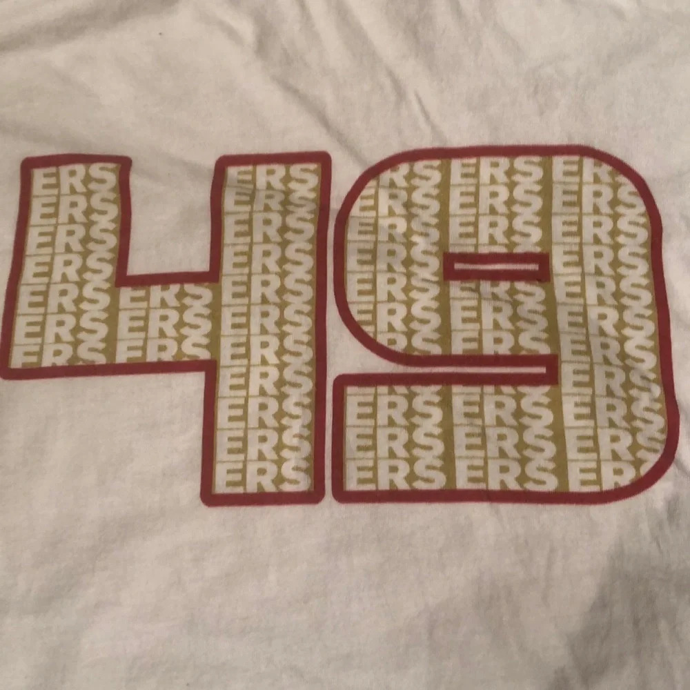 San Francisco 49ers Tee Shirt Small